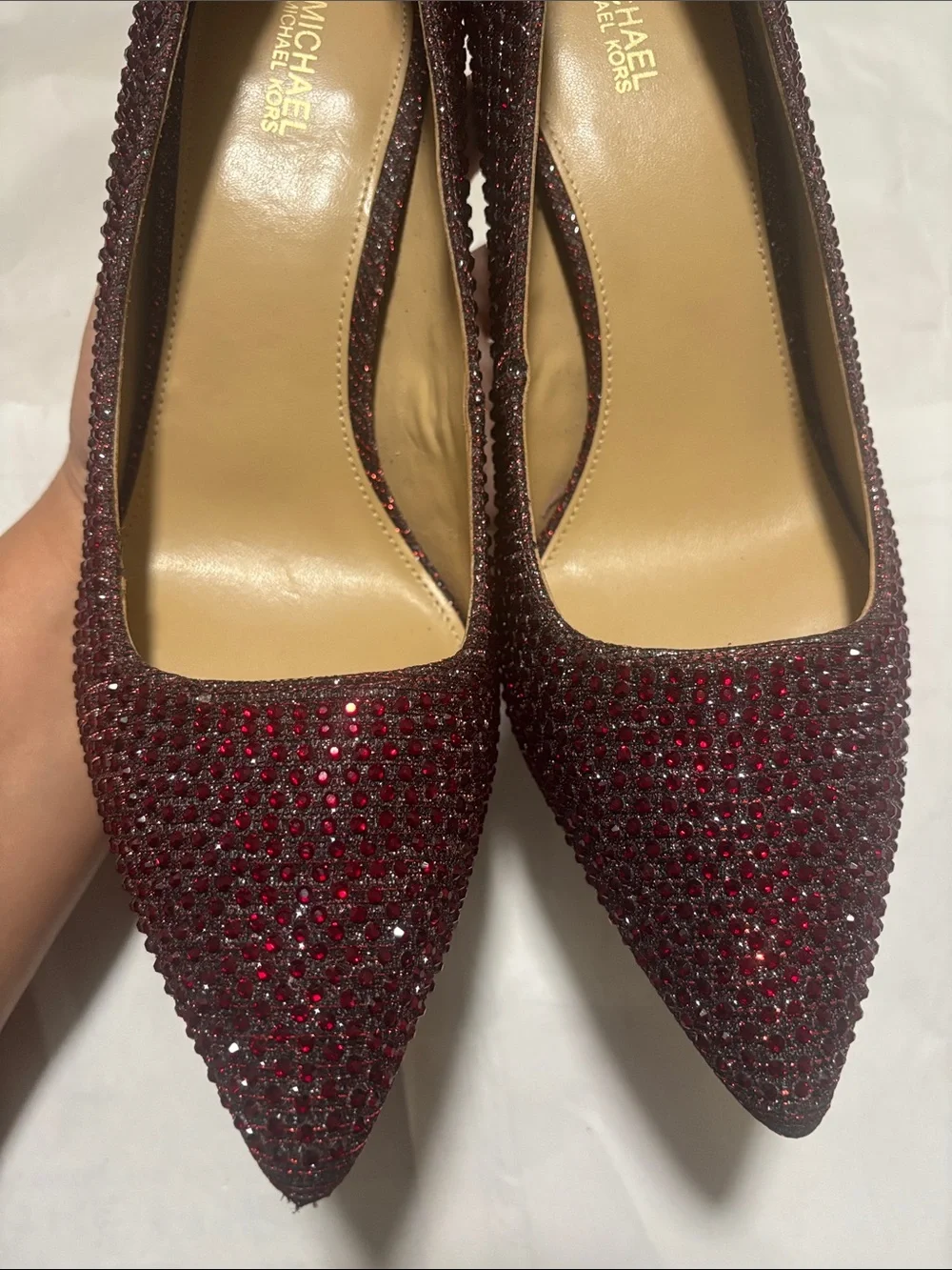 Michael Kors embellished pointed